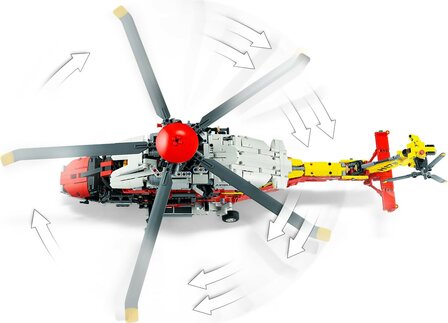 Omleiden Hoogte agitatie LEGO Huren Technic Airbus H175 Reddingshelikopter - 42145 - BrickPlaza.nl -  Dé LEGO stenen webshop