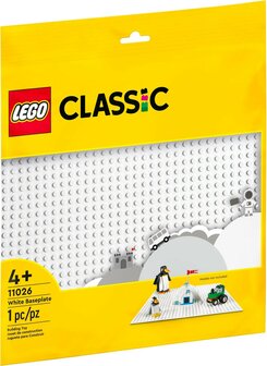 LEGO Classic Witte bouwplaat - 11026