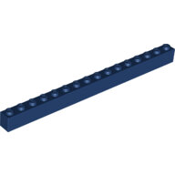 LEGO Dark Blue Brick 1 x 16 2465 - 6258407
