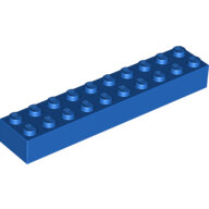 LEGO Blue Brick 2 x 10 3006 - 4615600