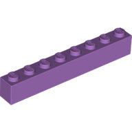 LEGO Medium Lavender Brick 1 x 8 3008 - 6109970