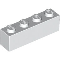 LEGO White Brick 1 x 4 3010 - 301001
