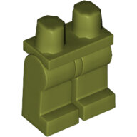 LEGO Olive Green Hips and Legs 970c00 - 6043605