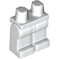 LEGO White Hips and Legs 970c00 - 9327