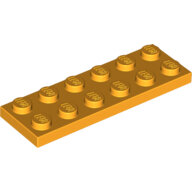 LEGO Bright Light Orange Plate 2 x 6 3795 - 6097509