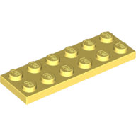 LEGO Bright Light Yellow Plate 2 x 6 3795 - 6175294
