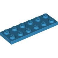 LEGO Dark Azure Plate 2 x 6 3795 - 4640891
