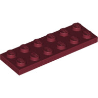 LEGO Dark Red Plate 2 x 6 3795 - 4618986