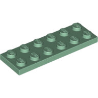 LEGO Sand Green Plate 2 x 6 3795 - 6194726