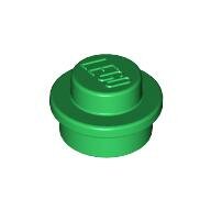 LEGO Green Plate, Round 1 x 1 Straight Side 4073 - 4569058