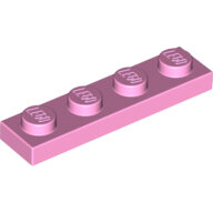 LEGO Bright Pink Plate 1 x 4 3710 - 6002148