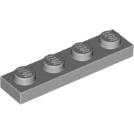 LEGO Light Bluish Gray Plate 1 x 4 3710 - 4211445