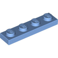 LEGO Medium Blue Plate 1 x 4 3710 - 4179828