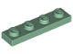 LEGO Sand Green Plate 1 x 4 3710 - 4633698