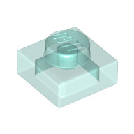 LEGO Trans-Light Blue Plate 1 x 1 3024 - 6252043