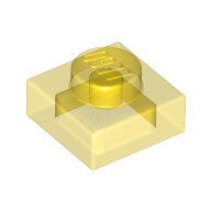 LEGO Trans-Yellow Plate 1 x 1 3024 - 6252045