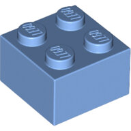 LEGO Medium Blue Brick 2 x 2 3003 - 4201235
