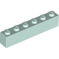 LEGO Light Aqua Brick 1 x 6 3009 - 6227921