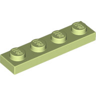 LEGO Yellowish Green Plate 1 x 4 3710 - 6172742