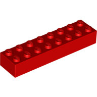 LEGO Red Brick 2 x 8 3007 - 300721