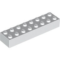 LEGO White Brick 2 x 8 3007 - 300701