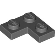 LEGO Dark Bluish Gray Plate 2 x 2 Corner 2420 - 4210635