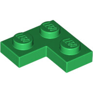 LEGO Green Plate 2 x 2 Corner 2420 - 4157120
