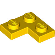 LEGO Yellow Plate 2 x 2 Corner 2420 - 242024