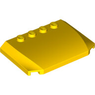LEGO Yellow Wedge 4 x 6 x 2/3 Triple Curved 52031 - 4263142