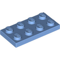 LEGO Medium Blue Plate 2 x 4 3020 - 4650970