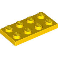 LEGO Yellow Plate 2 x 4 3020 - 302024