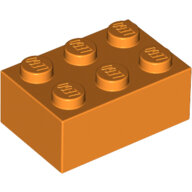 LEGO Orange Brick 2 x 3 3002 - 4153826