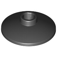LEGO Black Dish 2 x 2 Inverted (Radar) 4740 - 474026