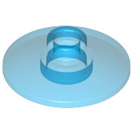 LEGO Trans-Dark Blue Dish 2 x 2 Inverted (Radar) 4740 - 3006343