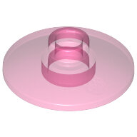 LEGO Trans-Dark Pink Dish 2 x 2 Inverted (Radar) 4740 - 4129859