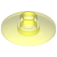 LEGO Trans-Neon Green Dish 2 x 2 Inverted (Radar) 4740 - 3006349