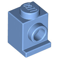 LEGO Medium Blue Brick, Modified 1 x 1 with Headlight 4070 - 6070689