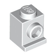 LEGO White Brick, Modified 1 x 1 with Headlight 4070 - 407001
