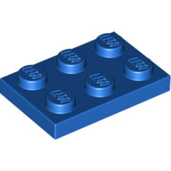 LEGO Blue Plate 2 x 3 3021 - 302123