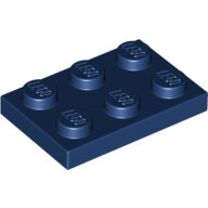 LEGO Dark Blue Plate 2 x 3 3021 - 4530028