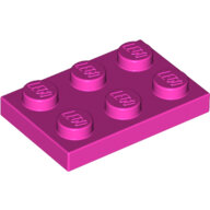 LEGO Dark Pink Plate 2 x 3 3021 - 6060801