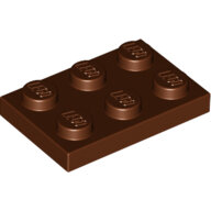 LEGO Reddish Brown Plate 2 x 3 3021 - 4211189