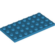 LEGO Dark Azure Plate 4 x 8 3035 - 6209672