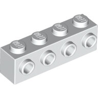 LEGO White Brick, Modified 1 x 4 with 4 Studs on 1 Side 30414 - 4143254