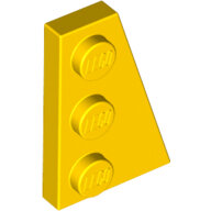 LEGO Yellow Wedge, Plate 3 x 2 Right 43722 - 4179094