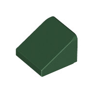 LEGO Dark Green Slope 30 1 x 1 x 2/3 54200 - 4504375 BrickPlaza.nl - Dé LEGO stenen webshop