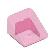 LEGO Trans-Dark Pink Slope 30 1 x 1 x 2/3 54200 - 6245287