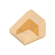 LEGO Trans-Orange Slope 30 1 x 1 x 2/3 54200 - 4244369