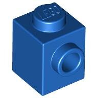 LEGO Blue Brick, Modified 1 x 1 with Stud on 1 Side 87087 - 4583862