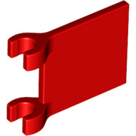 LEGO Red Flag 2 x 2 Square 2335 - 6011814